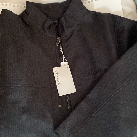 North End Black Jacket Waterproof All Weather Cadillac Collect Coat XL - Picture 14 of 14